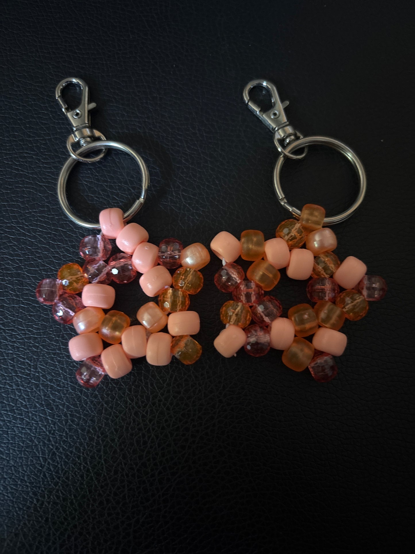 Kandi Star mixed beads Keychains