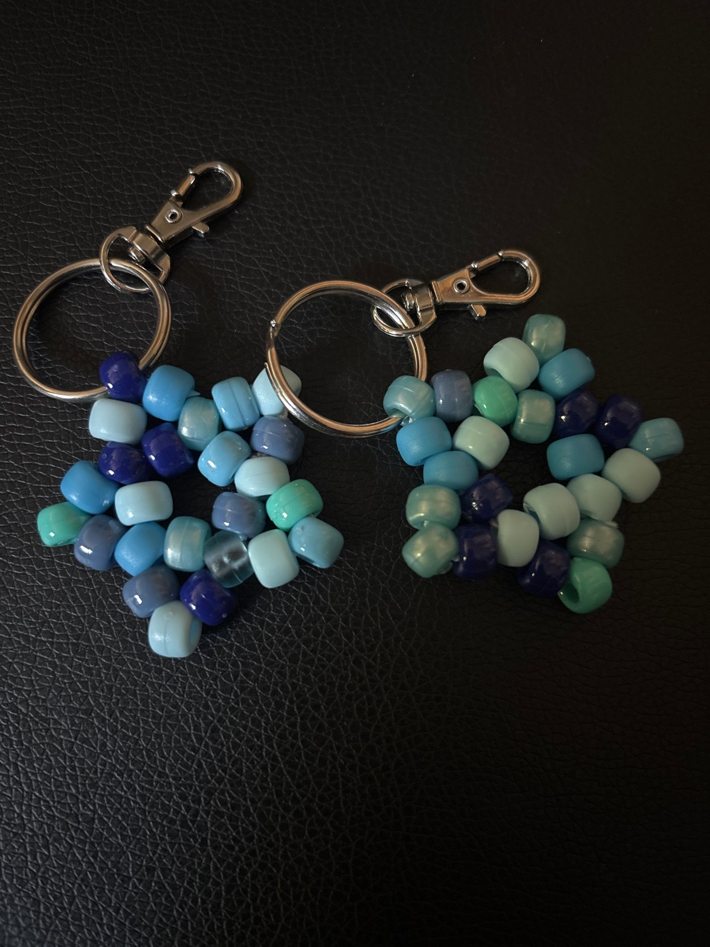 Kandi Star mixed beads Keychains
