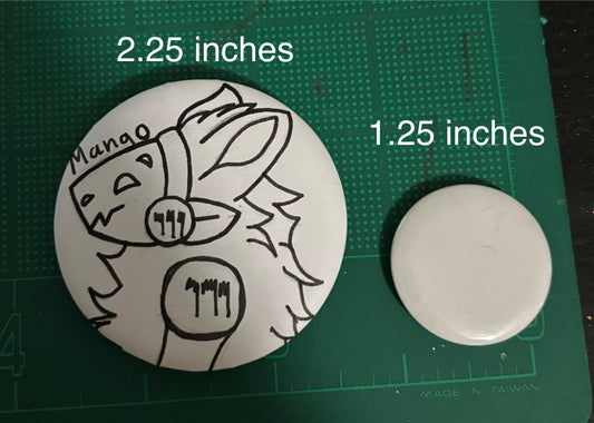 Circle 2.25 inch custom button